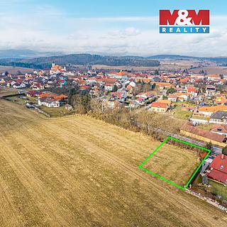 Prodej stavební parcely 1233 m&sup2; Krásná Hora nad Vltavou
