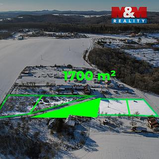 Prodej stavební parcely 1700 m&sup2; Halenkovice