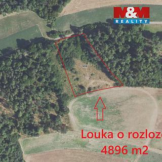 Prodej louky 4896 m&sup2; Hradiště