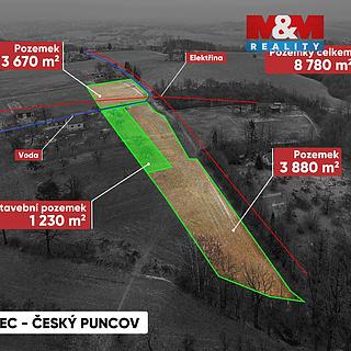 Prodej stavební parcely 8780 m&sup2; Třinec