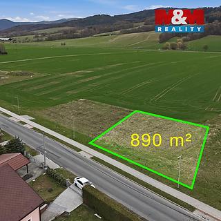 Prodej stavební parcely 890 m&sup2; Vikýřovice