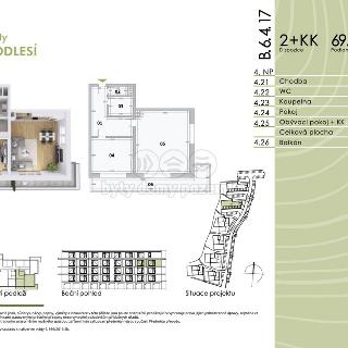 Prodej bytu 2+kk 69 m² Jablonec nad Nisou, Jezdecká