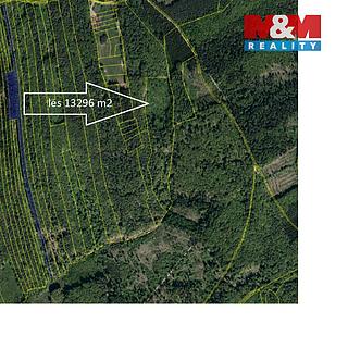 Prodej lesa 13296 m&sup2; Luhačovice