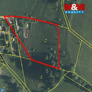 Prodej stavební parcely 5870 m&sup2; Chrastava