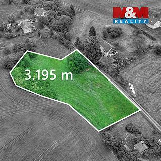 Prodej stavební parcely 3195 m&sup2; Rtyně v Podkrkonoší