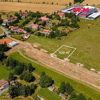 Prodej stavební parcely 929 m&sup2; Urbanice