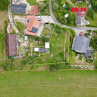 Prodej stavební parcely 830 m&sup2; Šumperk