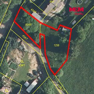Prodej stavební parcely 861 m&sup2; Chrastava