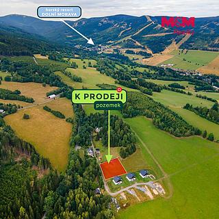 Prodej stavební parcely 1905 m&sup2; Králíky