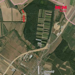 Prodej zemědělské půdy 3295 m&sup2; Moravský Písek