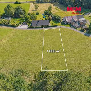 Prodej stavební parcely 1660 m&sup2; Mostek