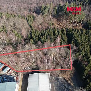 Prodej komerčního pozemku 1173 m&sup2; Jindřichův Hradec