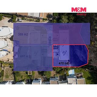 Prodej stavební parcely 470 m&sup2; Brno