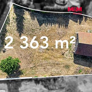 Prodej stavební parcely 2583 m&sup2; Zahořany