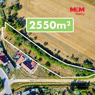 Prodej stavební parcely 2550 m&sup2; Vícenice