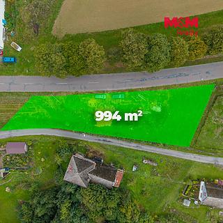 Prodej stavební parcely 994 m&sup2; Nekoř