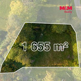 Prodej stavební parcely 1655 m&sup2; Kunratice u Cvikova