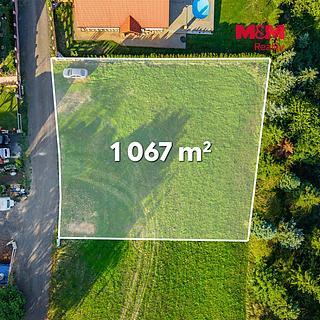 Prodej stavební parcely 1067 m&sup2; Řehlovice