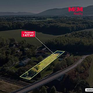 Prodej stavební parcely 1477 m&sup2; Horní Tošanovice