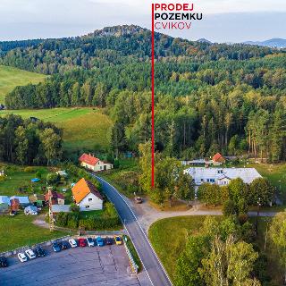 Prodej stavební parcely Cvikov, Československé armády