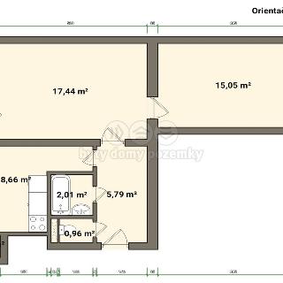 Prodej bytu 2+1 51 m² Praha, Kamýcká