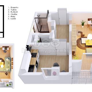 Prodej bytu 1+1 42 m² Hradec Králové, Sekaninova