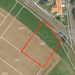 Prodej stavební parcely 1 031 m² Měrunice