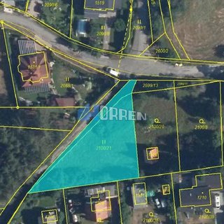 Prodej stavební parcely 1 152 m² Voznice