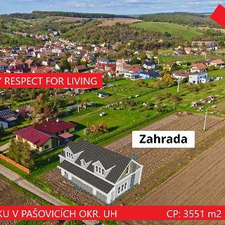 Prodej stavební parcely 3 551 m² Pašovice, 