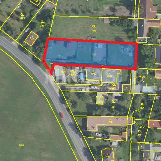 Prodej stavební parcely 1438 m² Ostrá