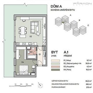 Prodej bytu 2+kk 68 m² Praha