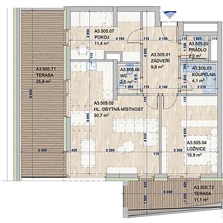 Prodej bytu 3+kk 113 m&sup2; Brno