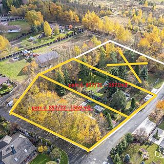 Prodej stavební parcely 1569 m&sup2; Dolní Rychnov