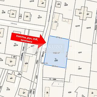 Prodej stavební parcely 1160 m&sup2; Kunice