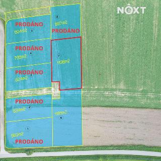 Prodej stavební parcely 1138 m² Želeč