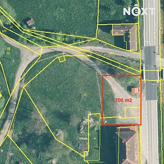 Pronájem komerčního pozemku 700 m² Přechovice