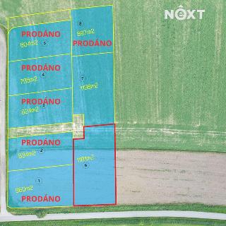 Prodej stavební parcely 1181 m² Želeč