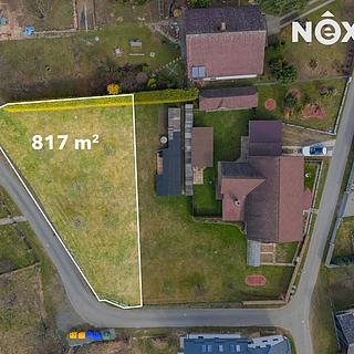 Prodej stavební parcely 817 m&sup2; Vikýřovice