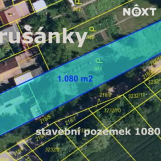 Prodej stavební parcely 1 080 m² Prušánky, Nová