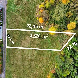 Prodej stavební parcely 1370 m&sup2; Květná