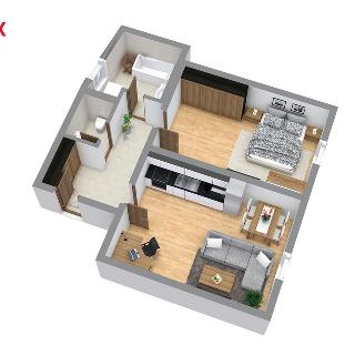 Pronájem bytu 2+kk 59 m² Chrudim, Resselovo náměstí