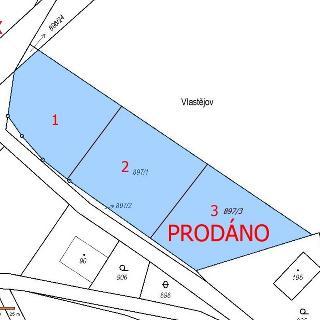 Prodej stavební parcely 800 m² Načešice