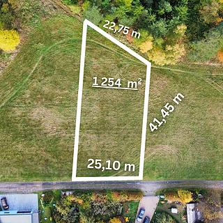 Prodej stavební parcely 1254 m&sup2; Květná