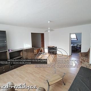 Pronájem bytu 2+1 70 m&sup2; České Budějovice