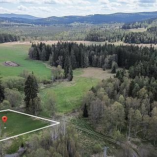 Prodej stavební parcely 2500 m&sup2; Strážný
