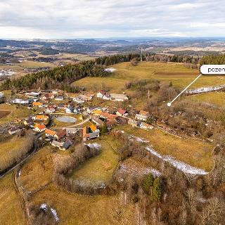 Prodej stavební parcely 3 200 m² Vlachovo Březí