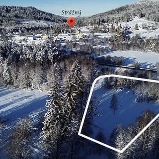 Prodej stavební parcely 5195 m&sup2; Strážný