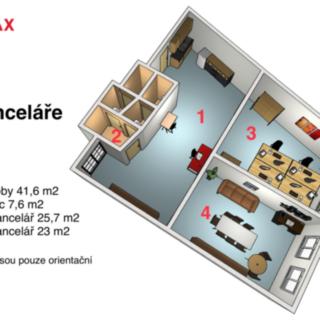 Pronájem kanceláře 87 m² Turnov