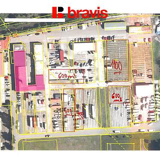 Pronájem komerčního pozemku 1100 m&sup2; Brno