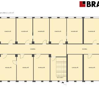 Pronájem kanceláře 370 m² Brno, Bohunická